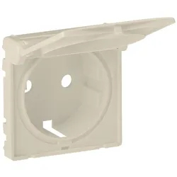 Legrand 754841 Valena Life Abdeckung Schutzkontaktsteckdose Klappdeckel Farbe: Mandelweiß