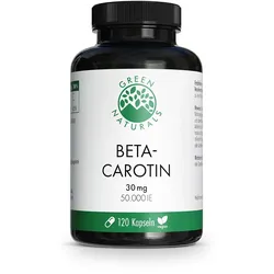 GREEN NATURALS Beta-Carotin 30mg 50.000 I.E. vegan 120 St