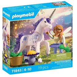 PLAYMOBIL 71843 - Magic Unicorns - Sammeleinhorn Glückslavendel mit Fee