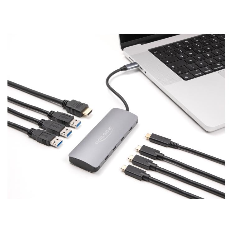 Delock 7 Port (USB-C, 7 Ports) (64323)