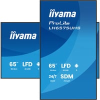 ProLite LH6575UHS-B2AG, Public Display schwarz (matt), UltraHD/4K, IPS, Lautsprecher, Daisy Chain