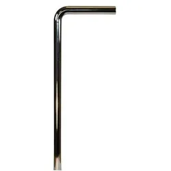 VVS Trading, Zubehör Sanitärinstallation, Afløbsrør til håndvask 32 mm vinkel 220x680 mm krom