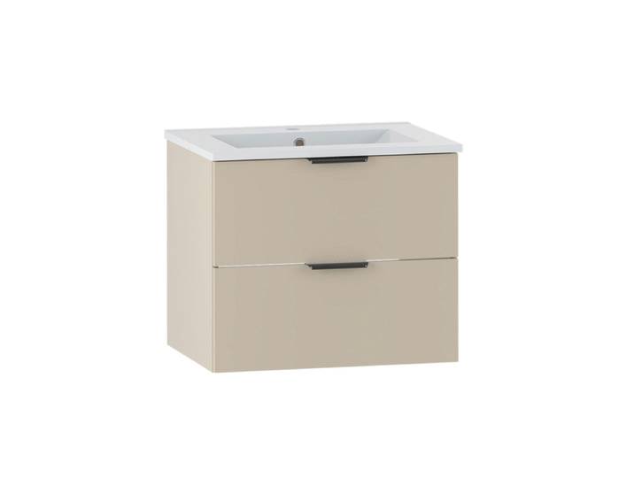 Meuble Simple Vasque Encastrée 60cm Astrid Cachemire