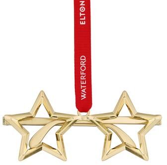 Waterford Elton John Golden Star Glasses Ornament