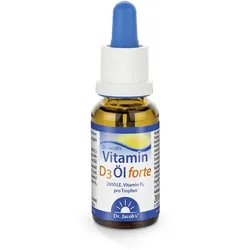 Dr. Jacob's Vitamin D3 Öl forte 2000 IE D3 hochdosiert