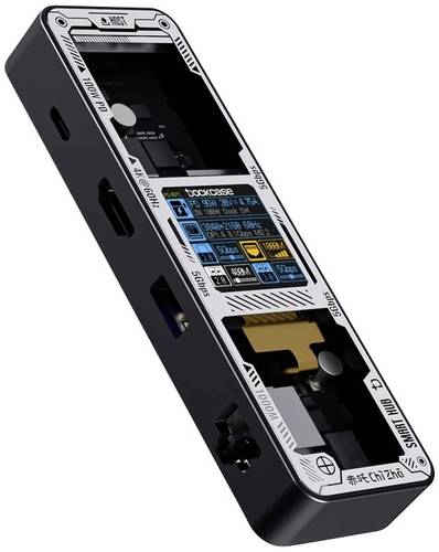 Dockcase USB-C Dockingstation DPB61L-EB Universal integriertes Display, inkl. Ladefunktion, USB-C Power Delivery