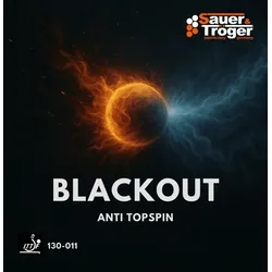 Sauer+Tröger Belag Blackout schwarz 2,0 - schwarz 2,0