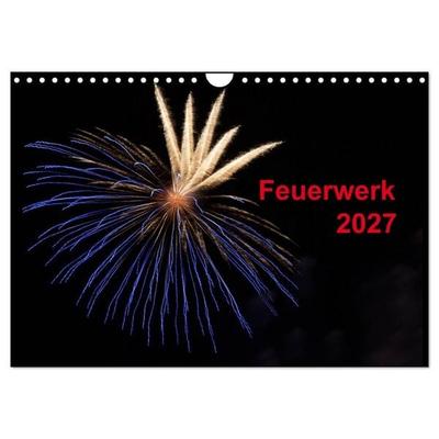 Feuerwerk (Wandkalender 2027 DIN A4 quer), CALVENDO Monatskalender
