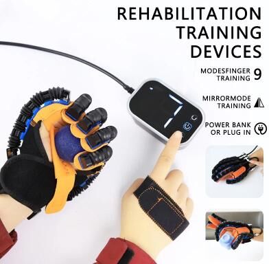 Uplifted Finds Electric Finger Rehabilitation Robot Training Glove For Stroke And Hemiplegia Therapy l right No Bracelet