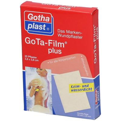 Gota Film plus 3,8x3,8 cm Pflaster 20 St