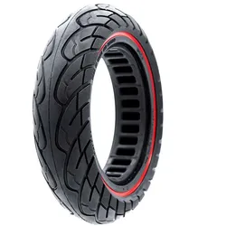 Ultraleicht Vollgummirad 10x2,5-6,1/B34 - rote Linie [Nedong]