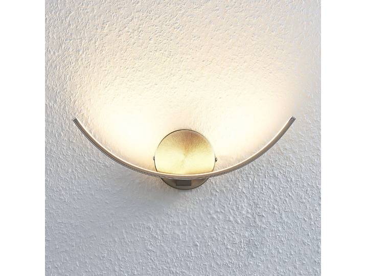 Wandfluter Iven Lindby, alu / grau / zink, für Wohn- / Esszimmer, Metall, Modern, Wandleuchte, Wandlampe Innen