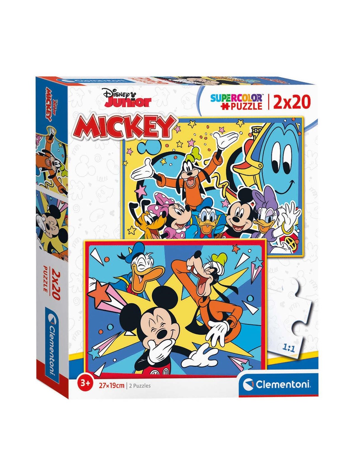Clementoni Puzzle Mickey Mouse 2x20st. 2D Puzzles