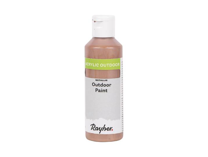 Outdoor Paint Acrylfarbe Metallic, Flasche 80ml