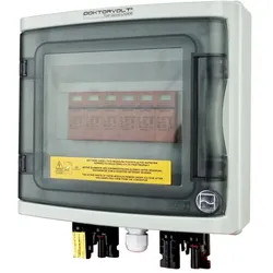 Solar Anschlusskasten DC 1000V 2x T1 T2 4mm Connector IP65 Doktorvolt DV-4487-FOT