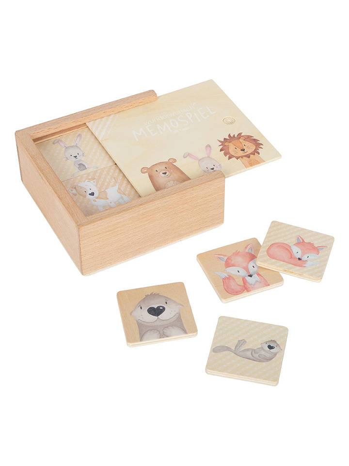 small foot Memospiel "Tiere" ab 3 Jahren - onesize
