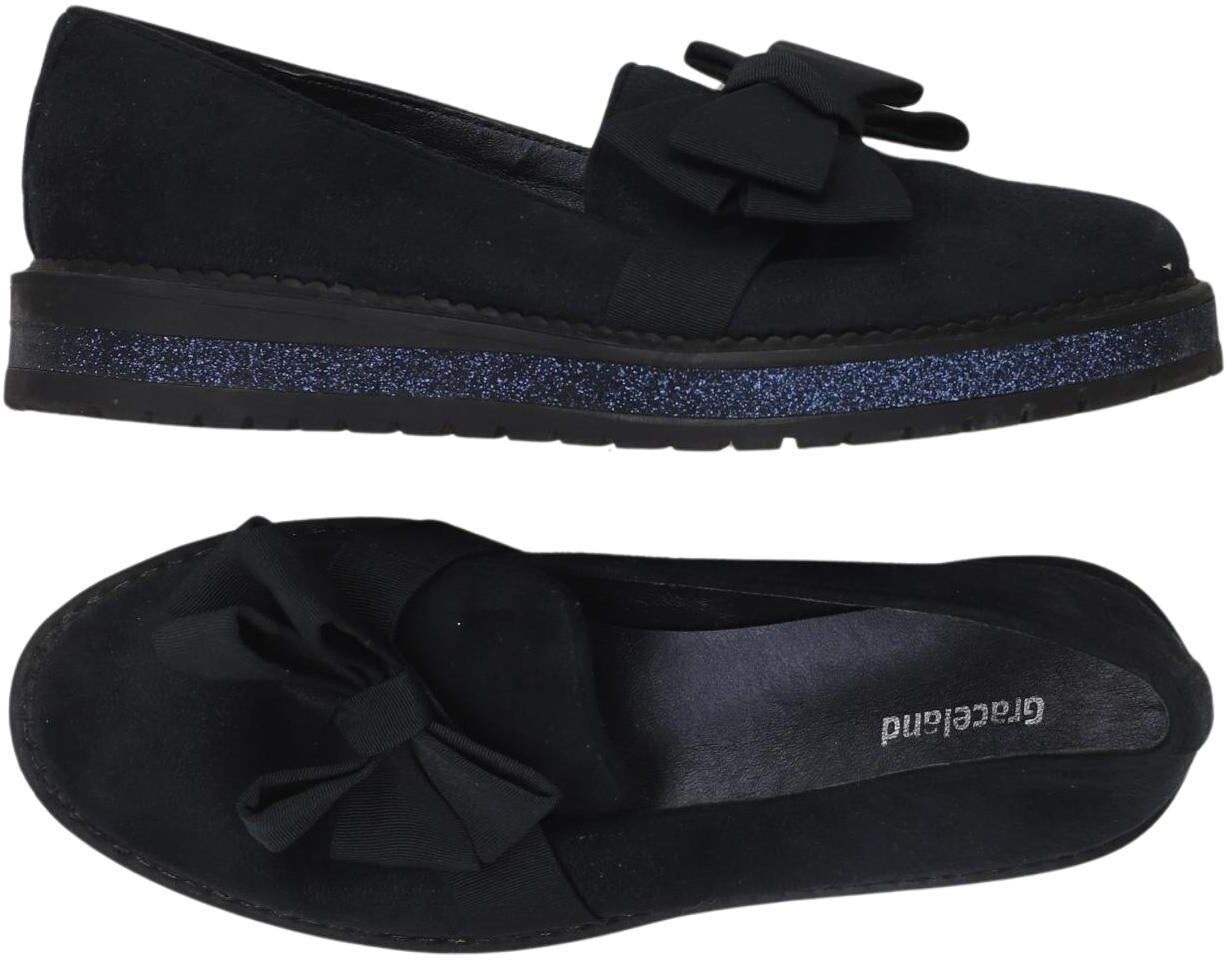 Graceland Damen Halbschuh, Marineblau, Gr. EU 36, kein / Etikett - Second Hand