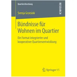 Bündnisse für Wohnen im Quartier, Fachbücher von Svenja Grzesiok