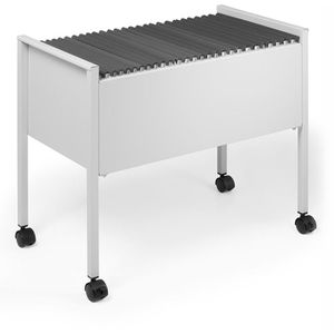 Durable Hängemappenwagen 3095-10, Economy, für 80 Mappen A4, lichtgrau
