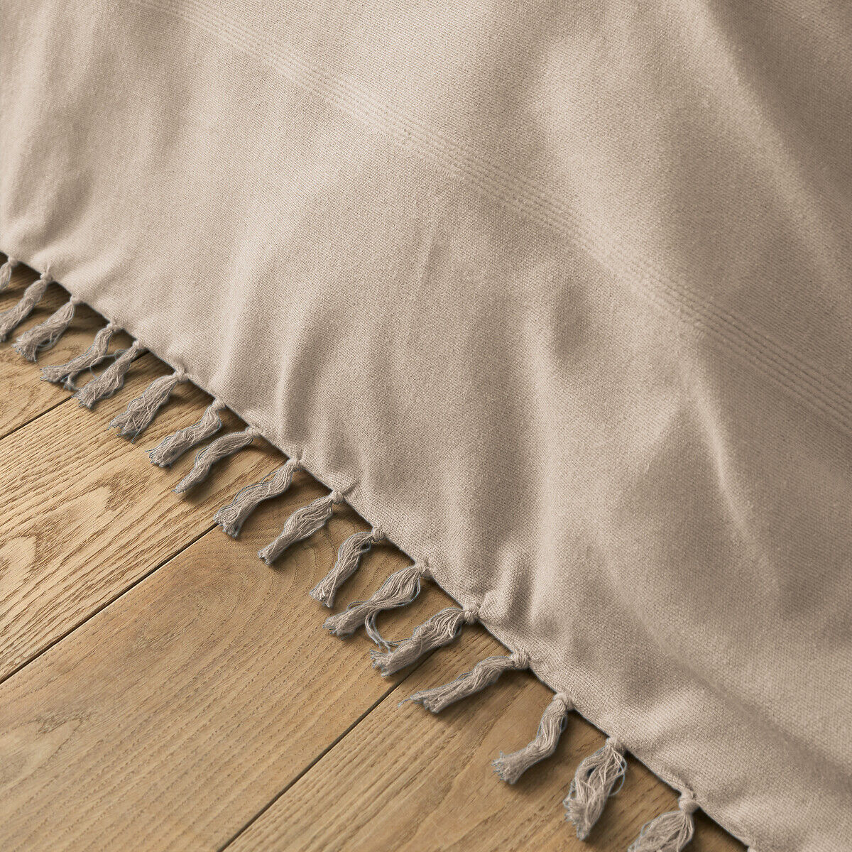 LA REDOUTE INTERIEURS Dessus de lit frangé coton, Nedo