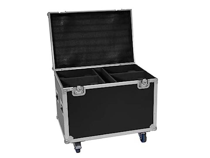 ROADINGER Flightcase 4x TMH-W400 PRO Flightcase mit Lenkrollen für 4 x TMH-W400