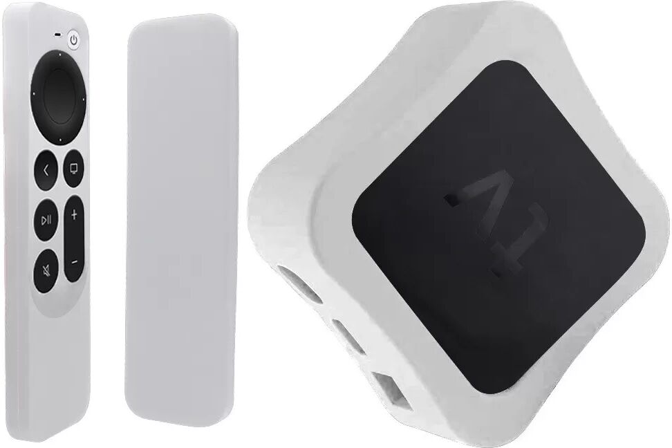 INF Silikonhülle für Apple TV 4K (2021) Fernbedienung Weiß