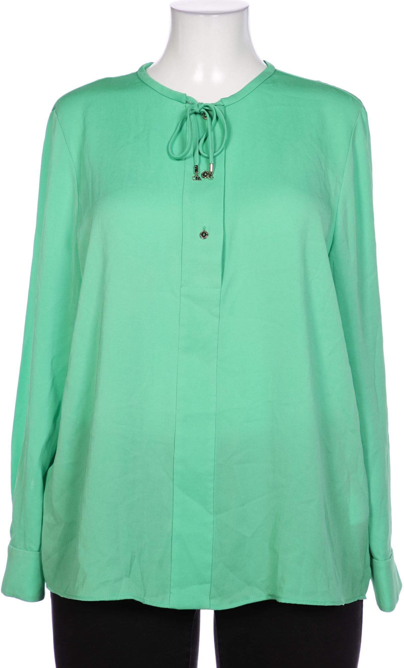 Cain Damen Bluse, Hellgrün, Gr. EU 42 (Marc Cain N5), Synthetik - Second Hand