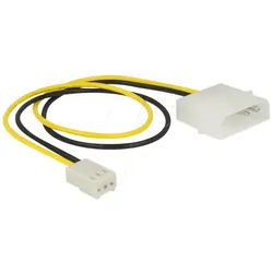 DELOCK 83659 - Power Molex 2 Pin St. > 3 Pin Bu. Lüfter 30 cm