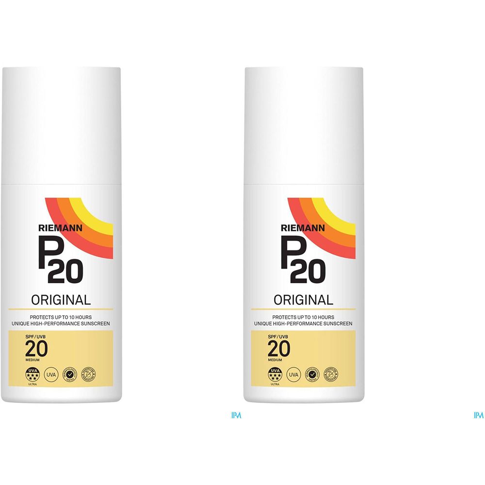 P20 Original Zonnespray Spf20 x2 2x175 ml Spray