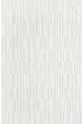 Abani Neutral NTL180A Cream Tone-on-Tone Linear Textured Rug