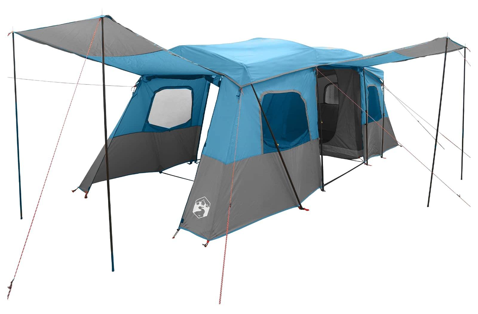 3 Personen 3-Personen Blau 185T Polyester mit PolyurethanBeschichtung