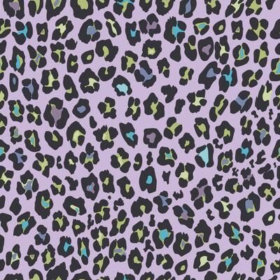 Galerie Wallcoverings Kids and Teens Collection Fun Leopard Matte Finish Paper on Non-woven Non-pasted Wallpaper Roll