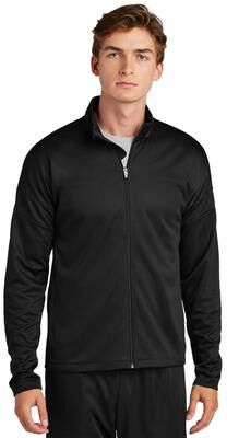 Sport-Tek ST800 Travel Full-Zip Jacket in Black size Large   Polyester