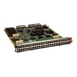 Cisco Module 48p 10/100/1000 ENet for Cat 6500, Ethernet/Fast Ethernet/Gigabit Ethernet, 10Base-T/100Base-TX/1000Base-TX, 356 x 406 x 30 mm