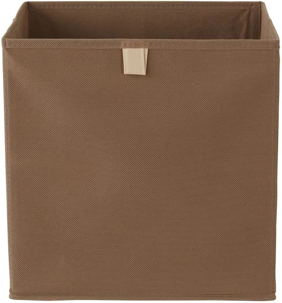 Höffner Aufbewahrungsbox faltbar   ¦ braun ¦ Polyester,Pappe ¦ Maße (cm): B: 32 H: 32 T: