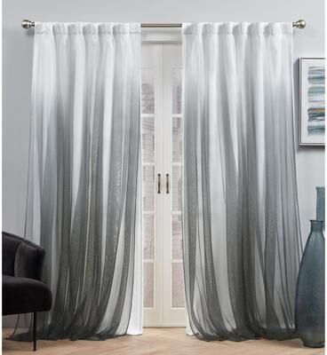 ATI Home Crescendo Lined Blackout Hidden Tab Curtain Panel Pair