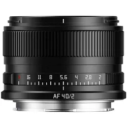AF 2/40 mm, L-Mount FF schwarz, Objektiv