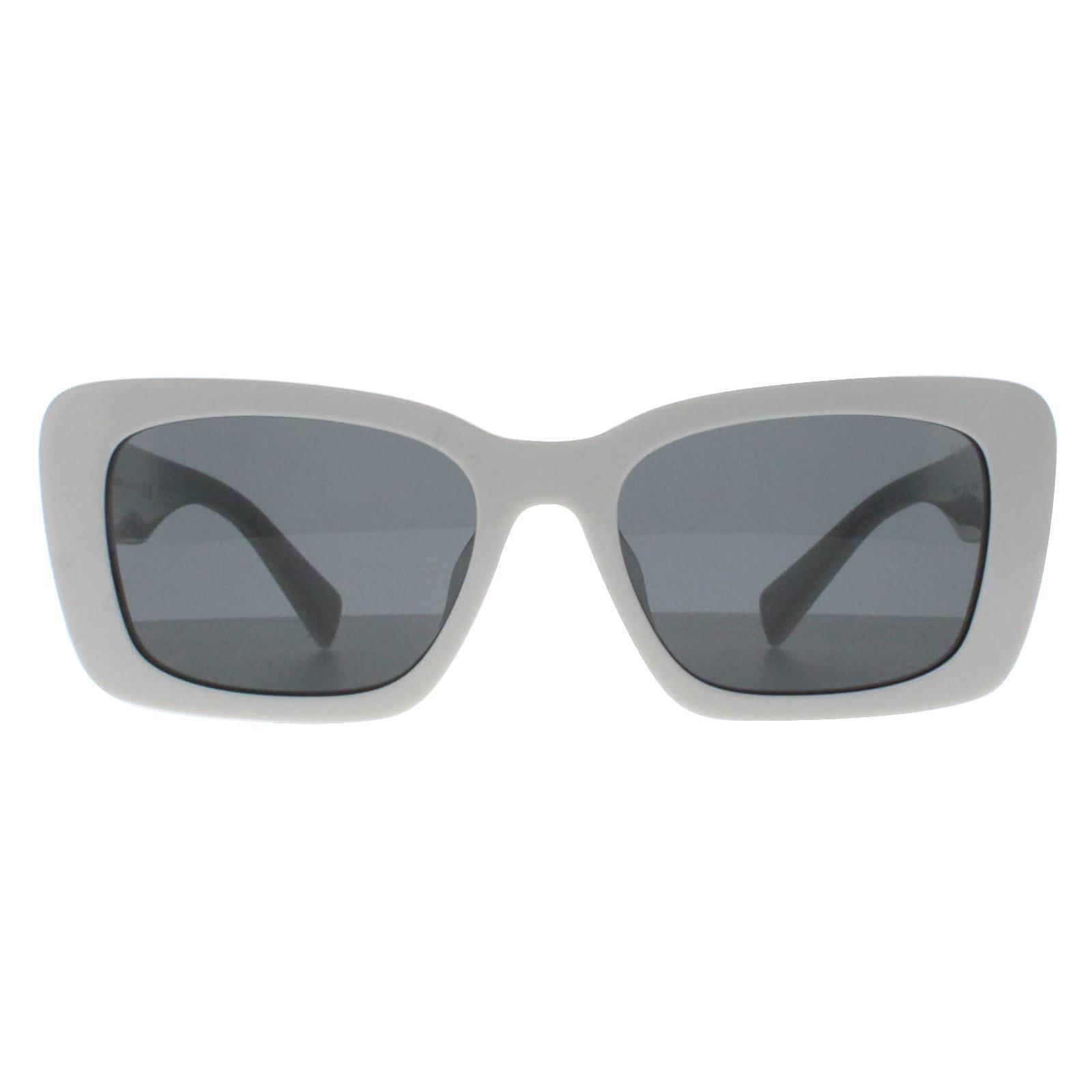 Miu Miu MU07YS 1425S0 wit donkergrijs zonnebril
