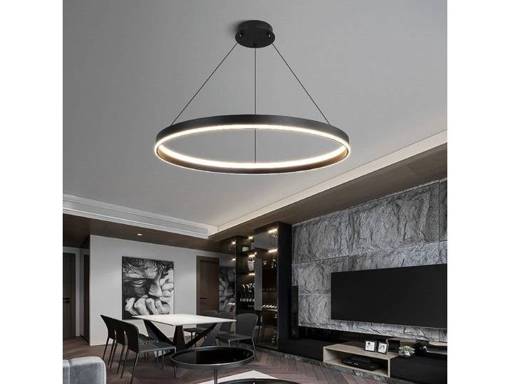 Lustres LED ronds minimalistes modernes pour salon, bureau, chambre à coucher, luminaires suspendus, décoration intérieure