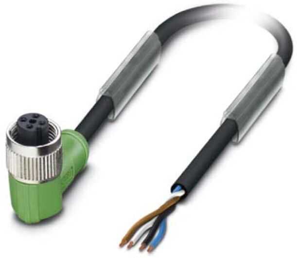 Phoenix Contact Sensor-Aktor-Kabel M12 gewinkelt,4p.,5m SAC-4P-5,0-PUR/M12FR (1668247)