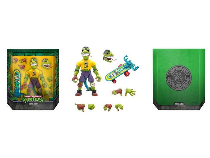 Super7 Actionfigur Teenage Mutant Ninja Turtles Ultimates Mondo Gecko 18 cm Actionfigur