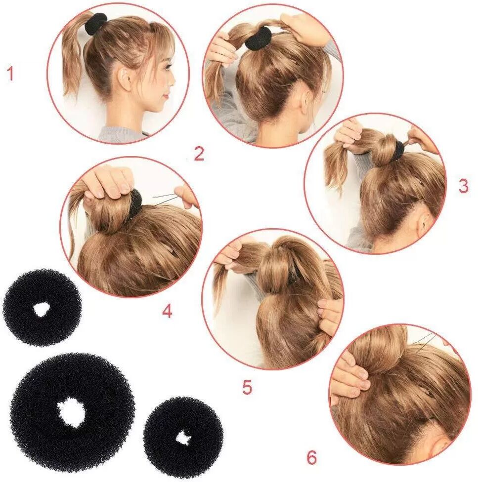 INF Paquet de 25 outils de tressage - Outils de coiffure professionnels