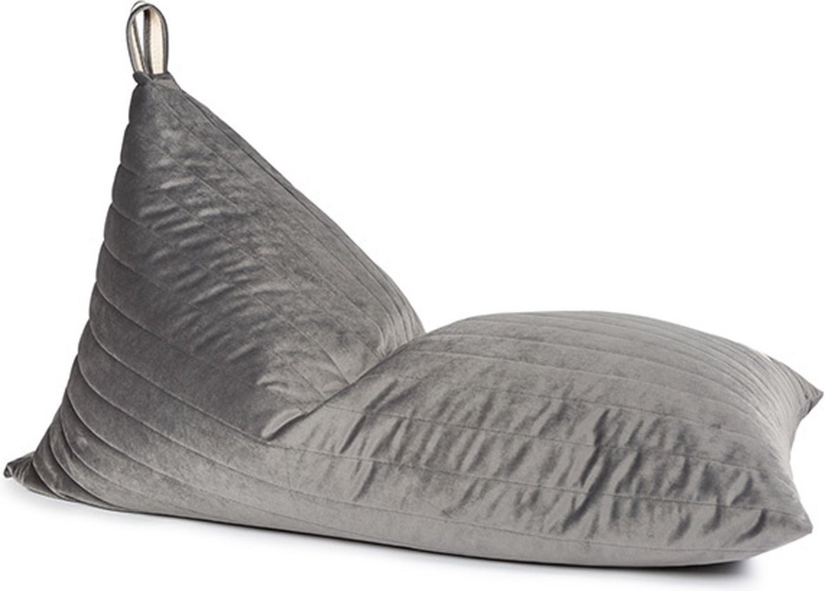Nobodinoz Zitzak Essaouira Velvet Slate Grey