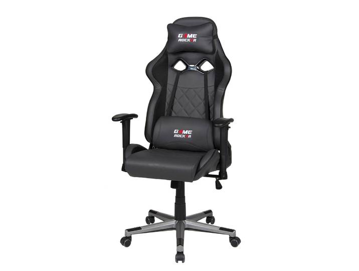 Chaise gamer Game-Rocker G-20 66 x 138 x 66cm Noir/Noir/Anthracite