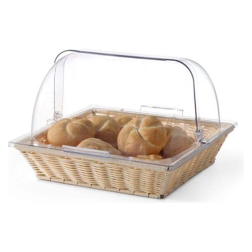 Hendi Brotkorb GN 2/3 mit Rolltop-Haube Korb gefertigt aus verstärktem Polypropylen Rolltop-Decke... (426968)