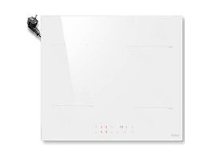 Hobsir Plaque à Induction 4 Feux 60 cm Plaque de Cuisson Electrique Encastrable avec Prise 3500 W 220-240V Blanc