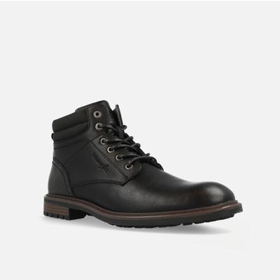 Winterstiefel WRANGLER "GEORGE MEN HIGH", Damen, Gr. 44, schwarz, Synthetik, Schuhe Winterstiefel