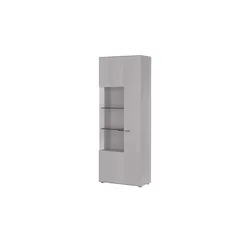 Jette Home Vitrine  Como ¦ grau ¦ Maße (cm): B: 77 H: 206 T: 38.0