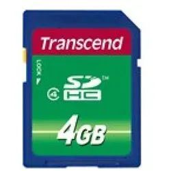 Transcend Flash-Speicherkarte 4 GB Class 4 SDHC