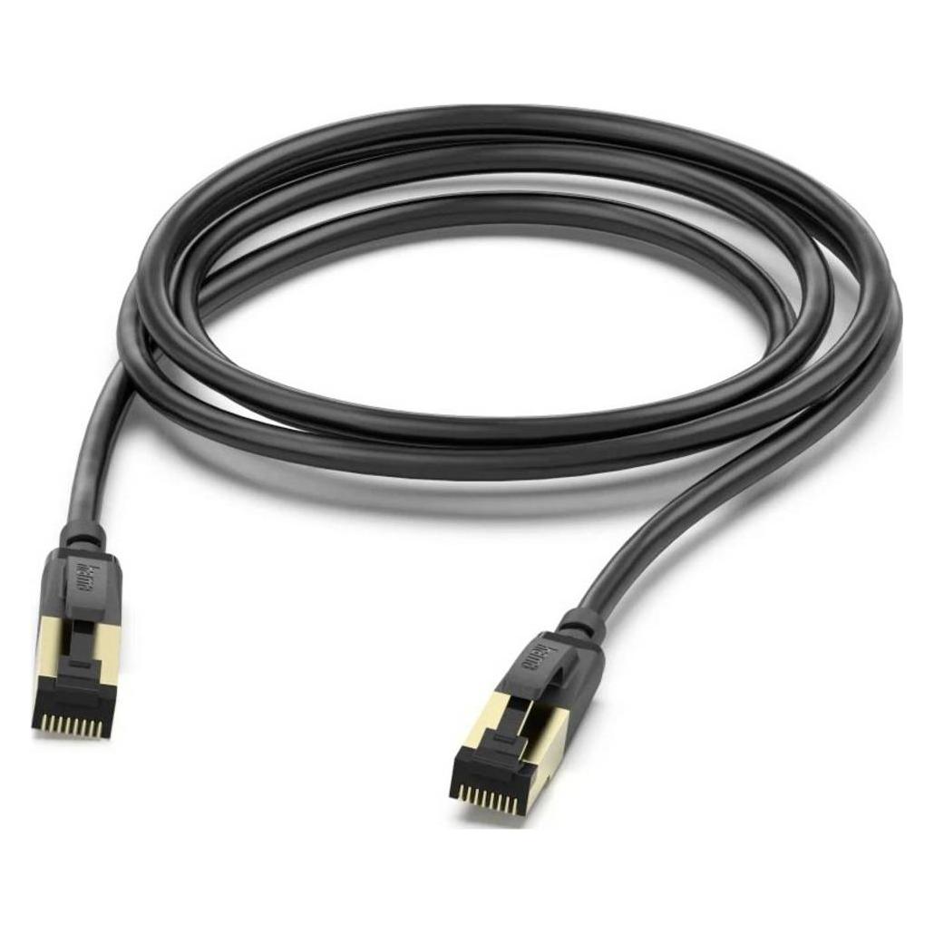 Hama Netzwerkkabel, CAT-8, 40 Gbit/s, S/FTP geschirmt, 5 m (S/FTP, 5 m) (00202003)